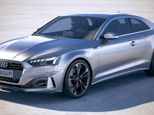 Audi A5 Coupe 2020 3D Model