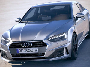 Audi A5 Coupe 2020 3D Model