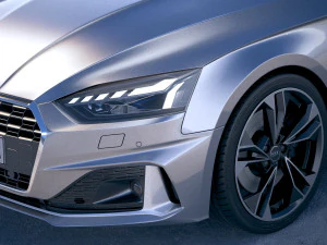 Audi A5 Coupe 2020 3D Model