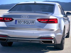 Audi A5 Coupe 2020 3D Model