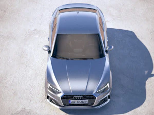 Audi A5 Coupe 2020 3D Model