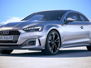 Audi A5 Coupe 2020 3D Model