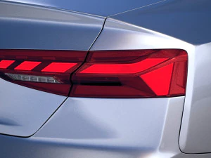 Audi A5 Coupe 2020 3D Model