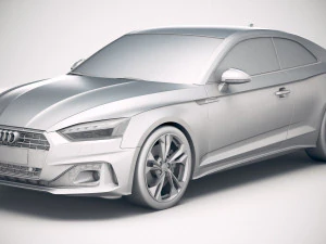 Audi A5 Coupe 2020 3D Model