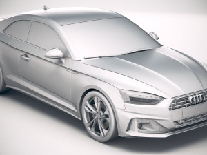 Audi A5 Coupe 2020 Modello 3D