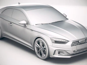 Audi A5 Coupe 2020 3D Model