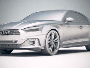 Audi A5 Coupe 2020 Modello 3D