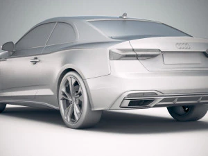 Audi A5 Coupe 2020 3D Model