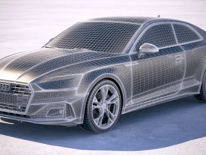 Audi A5 Coupe 2020 3D Model