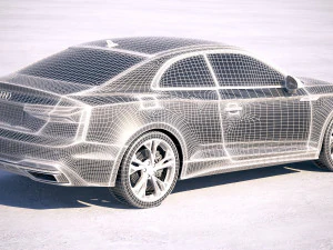 Audi A5 Coupe 2020 3D Model