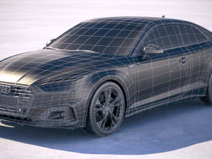 Audi A5 Coupe 2020 3D Model