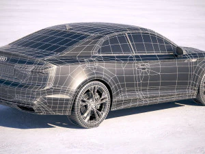 Audi A5 Coupe 2020 3D Model