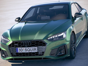Audi A5 Coupe S-line 2020 Model 3D