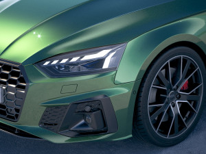 Audi A5 Coupe S-line 2020 Model 3D