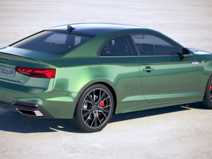 Audi A5 Coupe S-line 2020 Model 3D