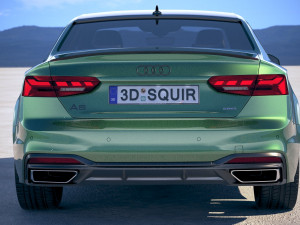 Audi A5 Coupe S-line 2020 Model 3D