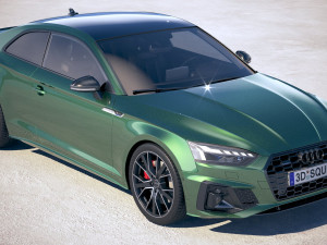 Audi A5 Coupe S-line 2020 Model 3D