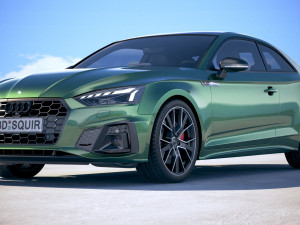 Audi A5 Coupe S-line 2020 Model 3D