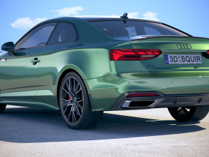 Audi A5 Coupe S-line 2020 Model 3D
