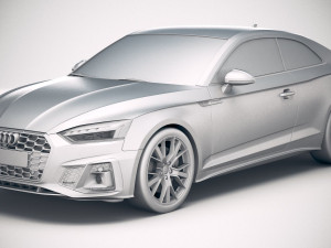 Audi A5 Coupe S-line 2020 Model 3D