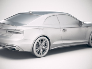 Audi A5 Coupe S-line 2020 Model 3D