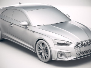 Audi A5 Coupe S-line 2020 Model 3D