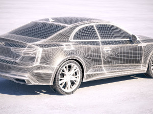 Audi A5 Coupe S-line 2020 Model 3D