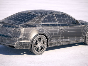 Audi A5 Coupe S-line 2020 Model 3D
