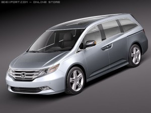 Honda Odyssey 2011 3D Model