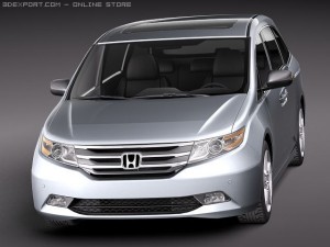 Honda Odyssey 2011 3D Model