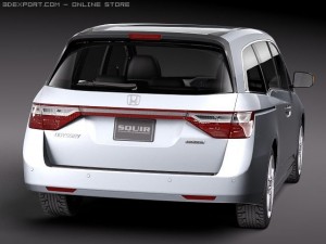 Honda Odyssey 2011 3D Model