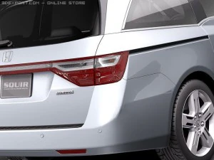 Honda Odyssey 2011 3D Model