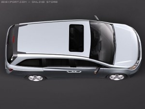 Honda Odyssey 2011 3D Model