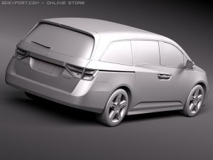Honda Odyssey 2011 3D Model