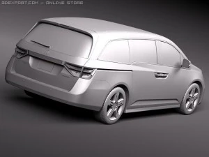 Honda Odyssey 2011 3D Model