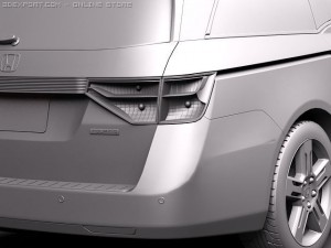 Honda Odyssey 2011 3D Model