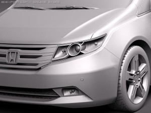 Honda Odyssey 2011 3D Model