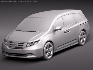 Honda Odyssey 2011 3D Model