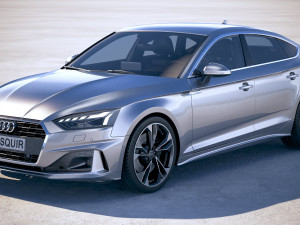 Audi A5 Sportback 2020 3Dモデル