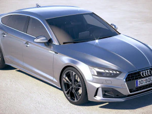 Audi A5 Sportback 2020 3D Model
