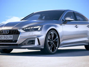 Audi A5 Sportback 2020 3D Model