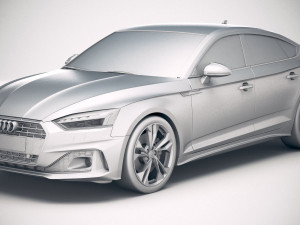 Audi A5 Sportback 2020 Modello 3D