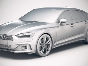 Audi A5 Sportback 2020 3D Model