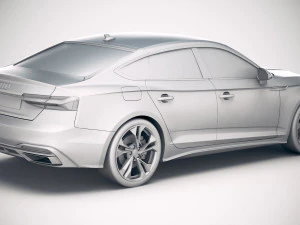 Audi A5 Sportback 2020 3D Model