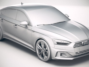 Audi A5 Sportback 2020 Modello 3D