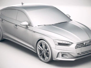 Audi A5 Sportback 2020 3D Model