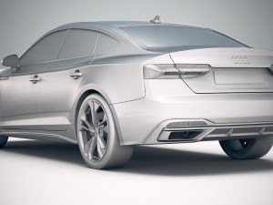 Audi A5 Sportback 2020 Modello 3D