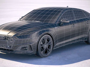 Audi A5 Sportback 2020 3D Model