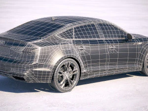 Audi A5 Sportback 2020 3D Model
