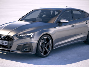 Audi A5 Sportback S-line 2020 3D Model